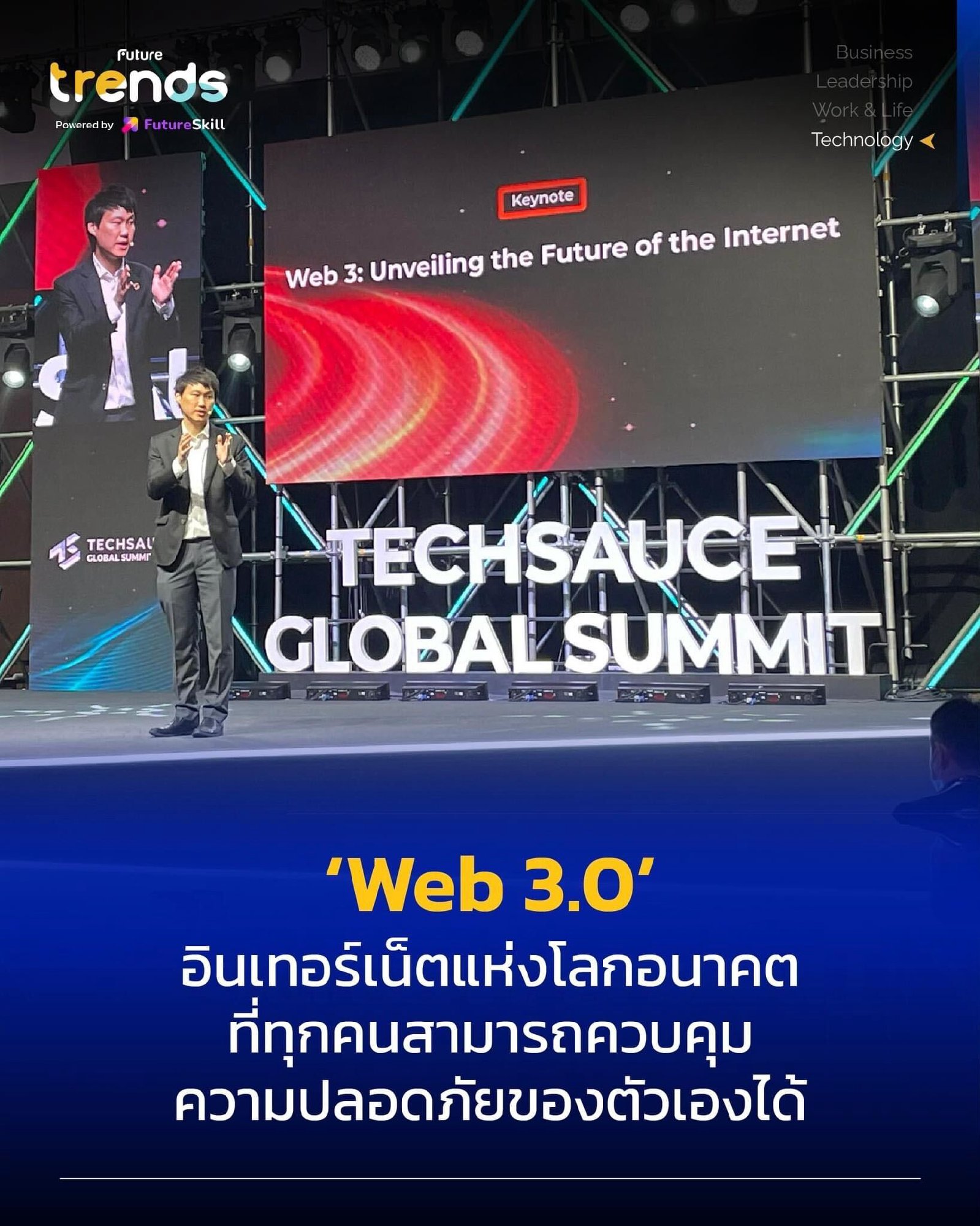 ขอบคุณทาง Future Trends สำหรับบทความสรุปจาก Session 'Web3: Unveiling the Future of the Internet' ที่ผมมีโอกาสได้รับเชิญเป็นวิทยากรในงาน Tech…