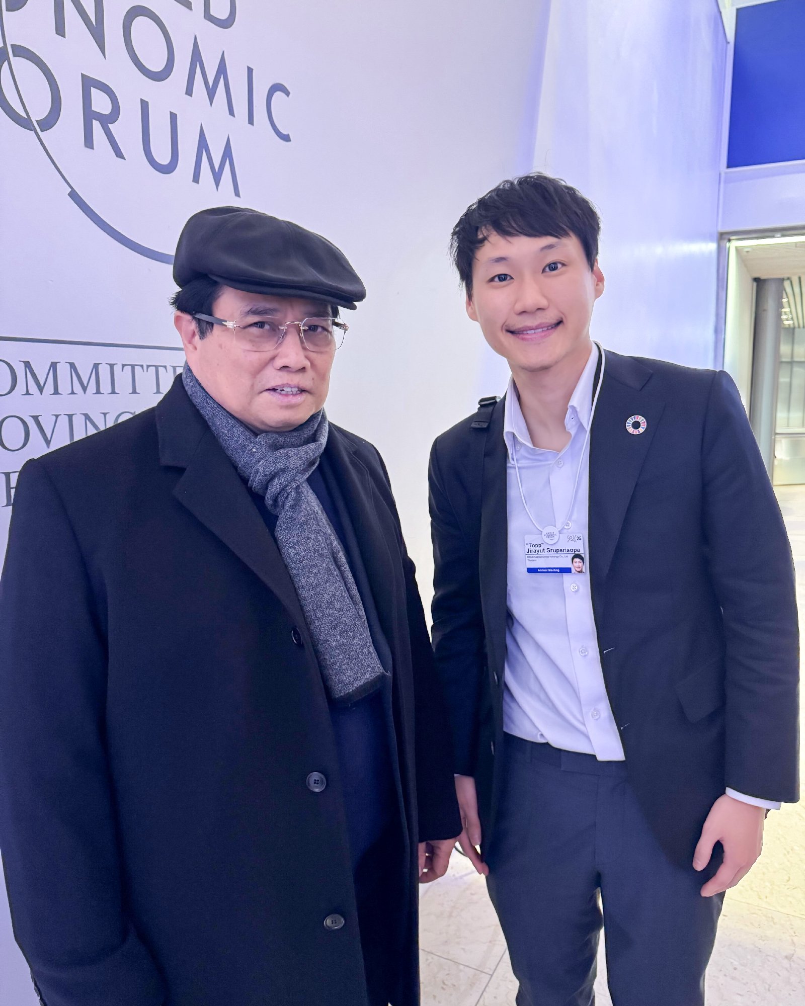 เป็นอีกหนึ่งปีที่ผมได้เจอกับคุณ Pham Minh Chinh นายกรัฐมนตรีคนปัจจุบันของประเทศเวียดนามในงานการประชุม World Economic Forum 2025 ครั้งนี้ครับ