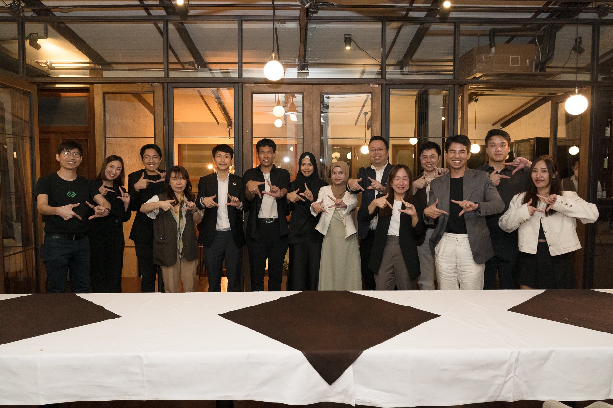 บรรยากาศงานดินเนอร์ระหว่างผู้บริหาร Bitkub Group ร่วมกับทีม Bitkub Ventures และทีมผู้ชนะจากการแข่งขัน "Next Gen Business Pitch" งานแข่งขันกา…