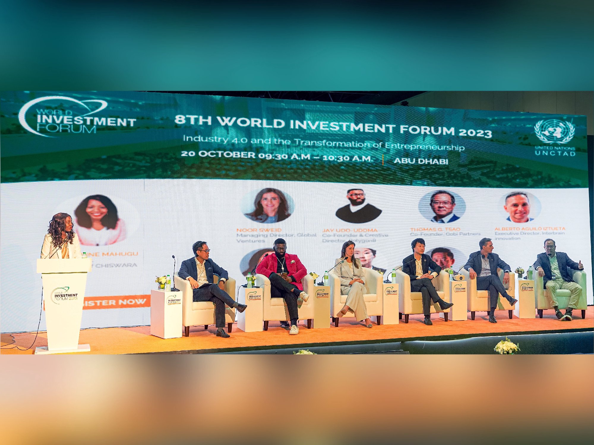 ภาพบรรยากาศงาน 'World Investment Forum ครั้งที่ 8' ที่จัดโดย United Nations Conference on Trade and Development (UNCTAD) ณ Abu Dhabi, United…