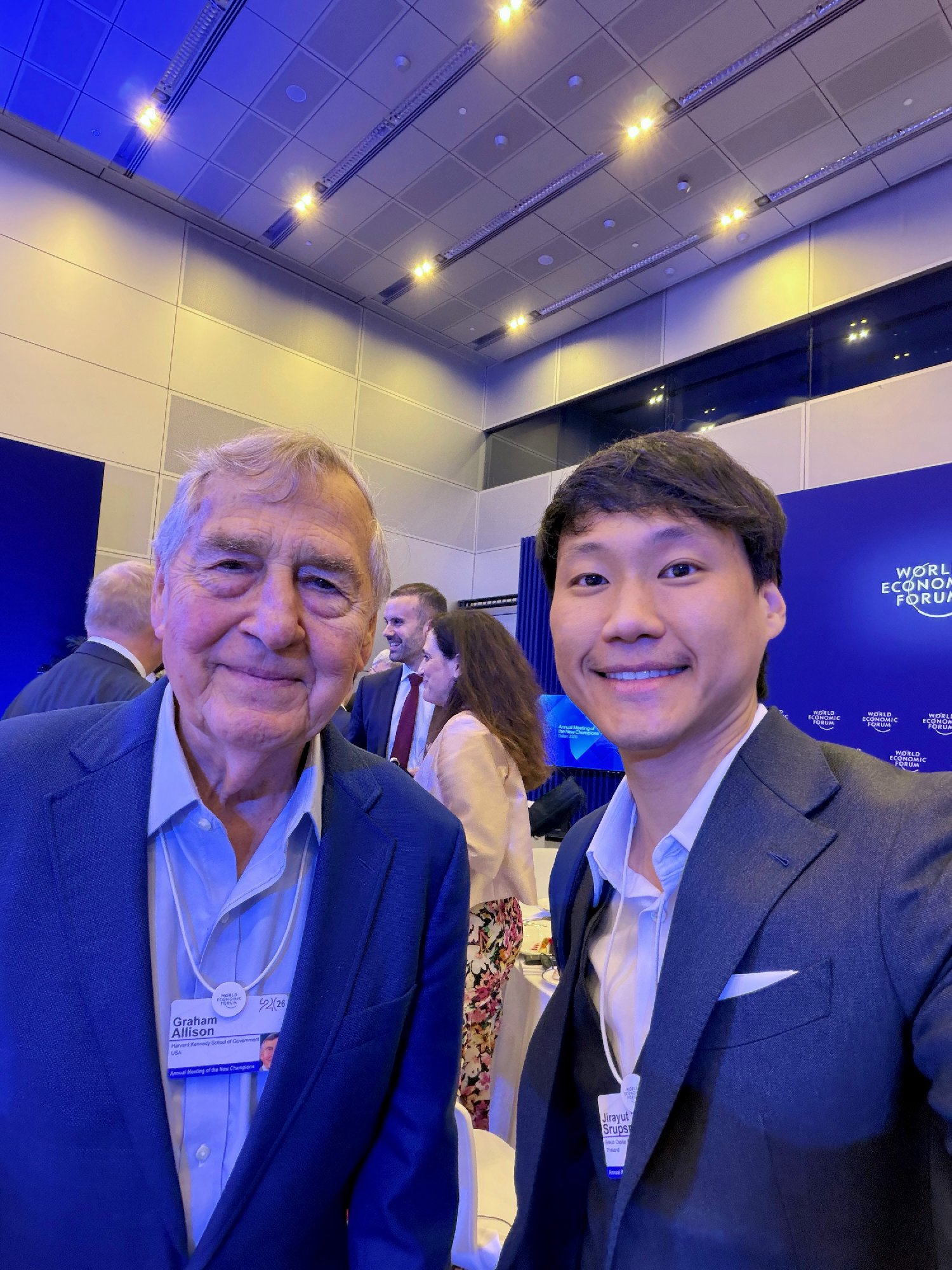 At Summer Davos 2026, I had the opportunity to meet Professor Graham Allison of Harvard Kennedy School, a leading scholar in geopolitics and…