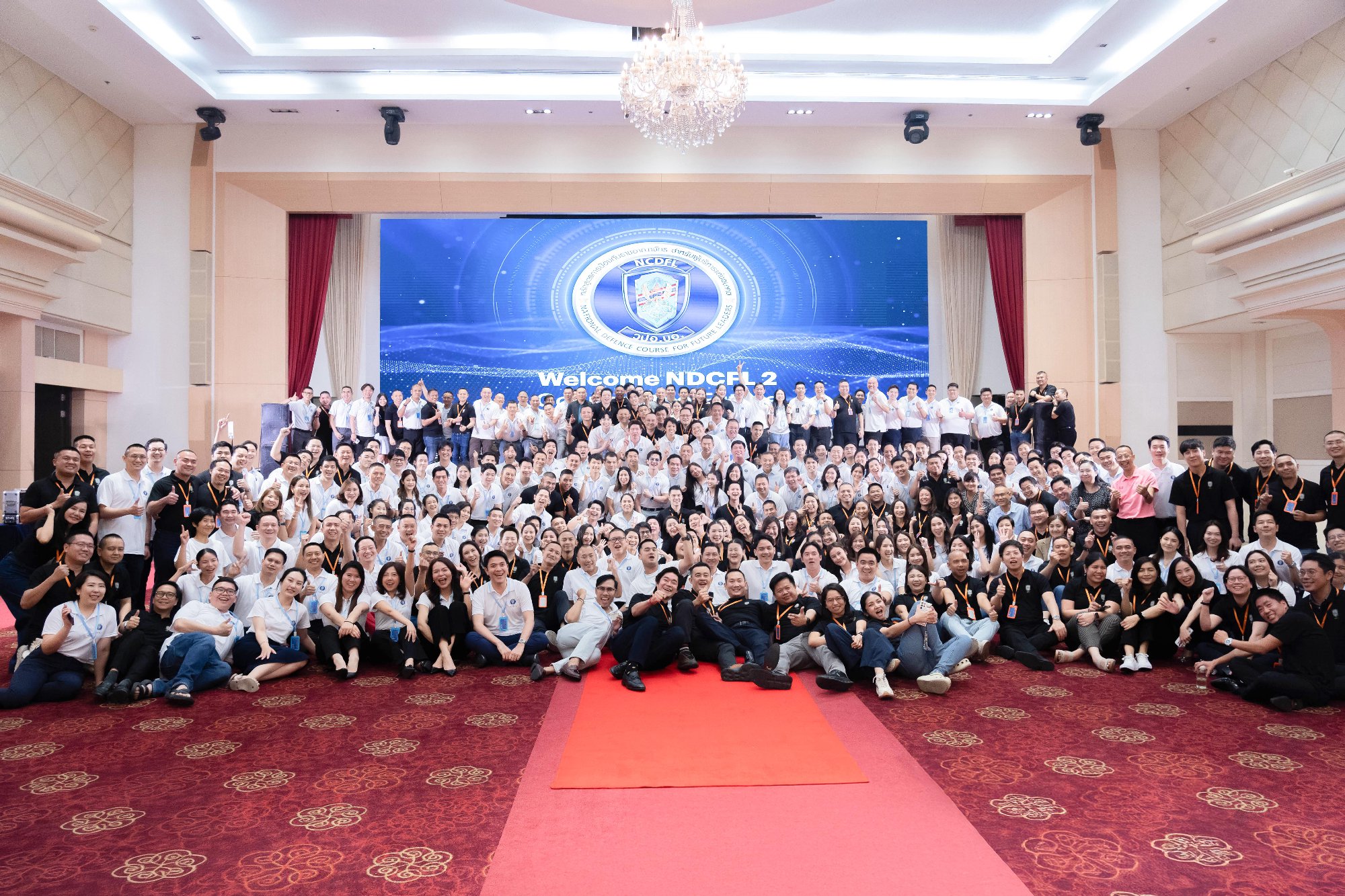 ภาพบรรยากาศงานเลี้ยงต้อนรับของหลักสูตร วปอ.บอ. รุ่นที่ 2 ซึ่งเป็นหลักสูตรสำหรับเตรียมความพร้อมในการพัฒนาทักษะทางความรู้และความคิดในการเป็นผู…