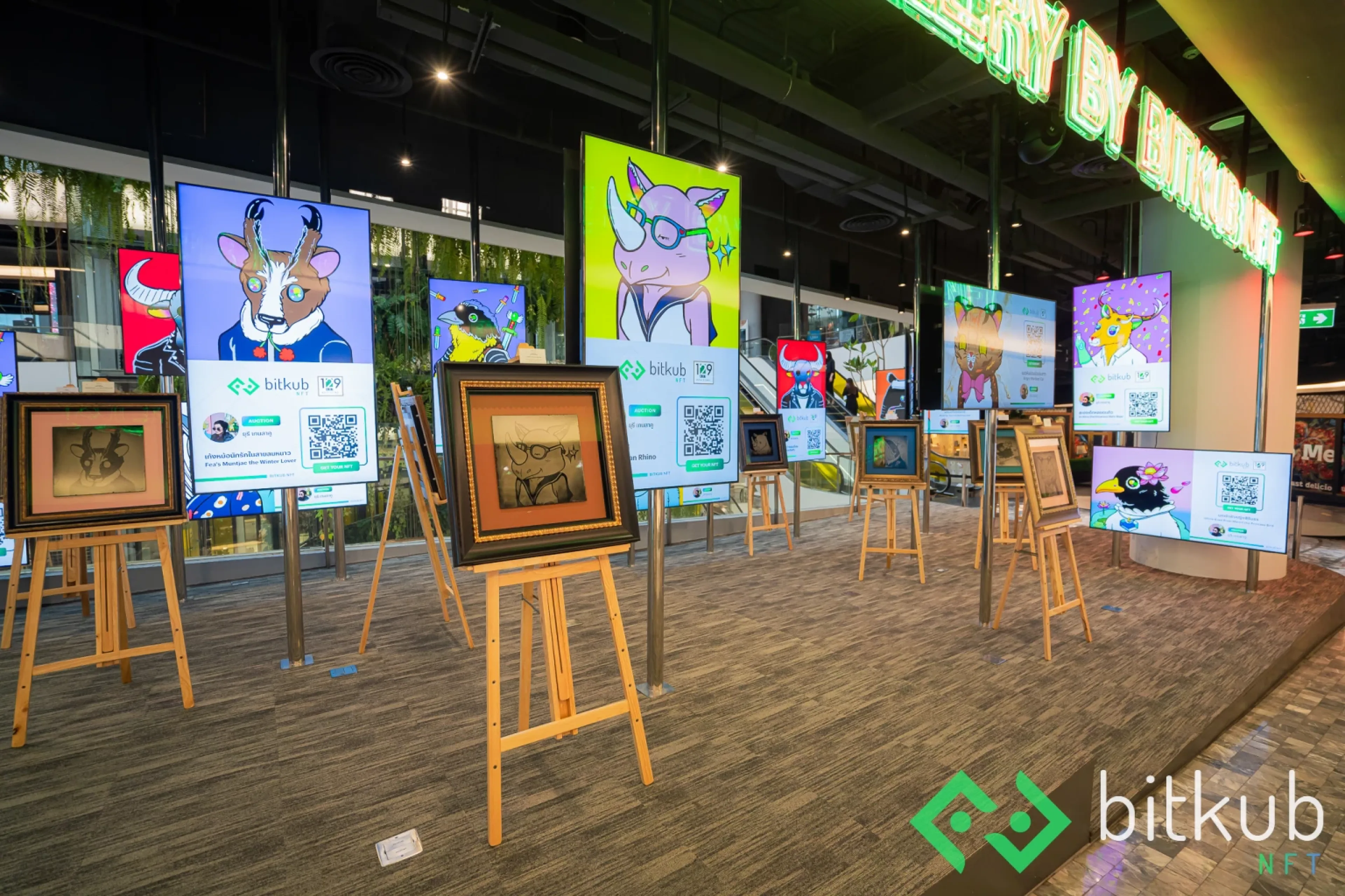 "FOMO NO MORE" art auction by Bitkub NFT raises THB11.8 million