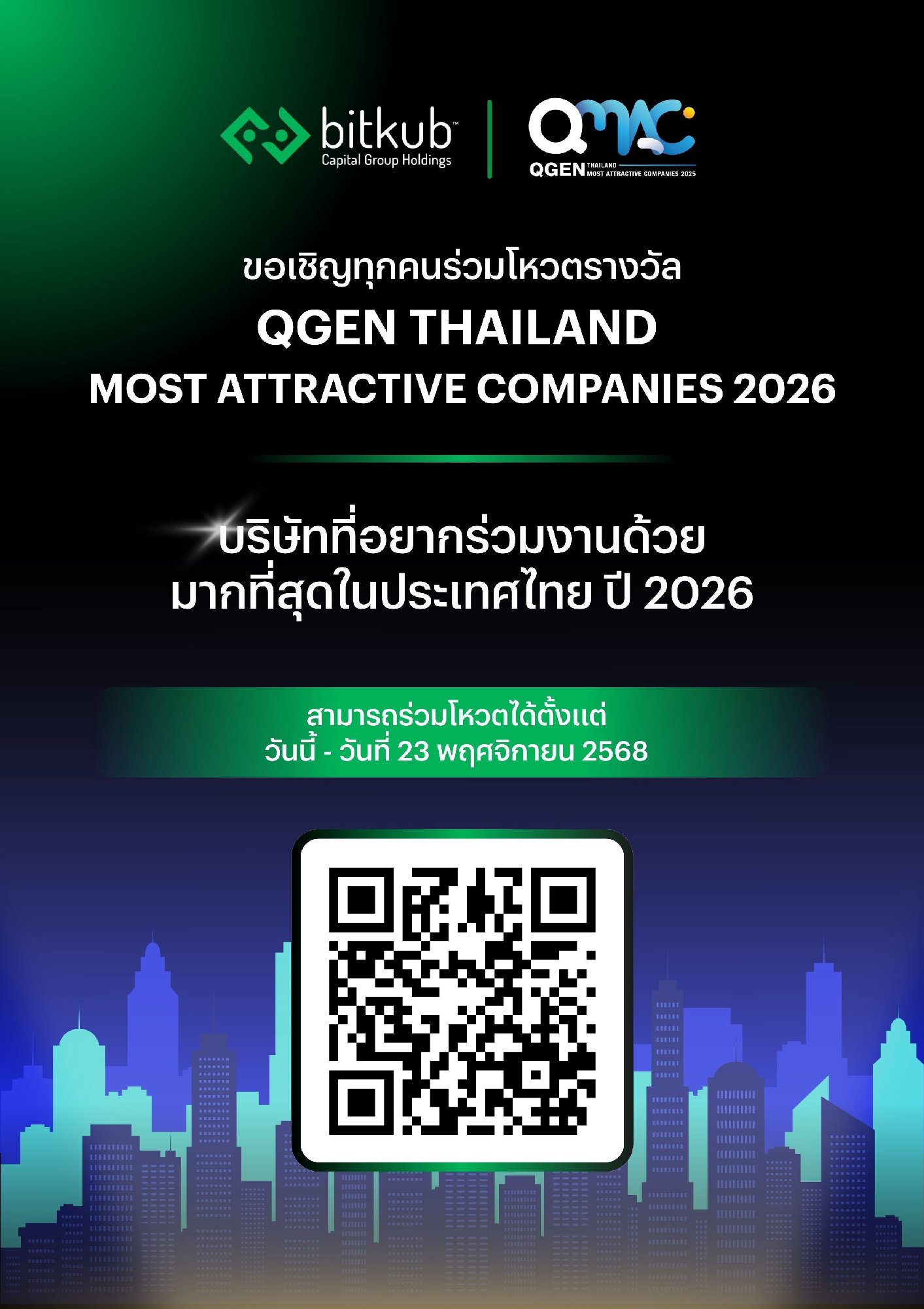 One of Bitkub Group's core missions is to build a company that is worthy of people's time. We want everyone on this journey with us to feel…
