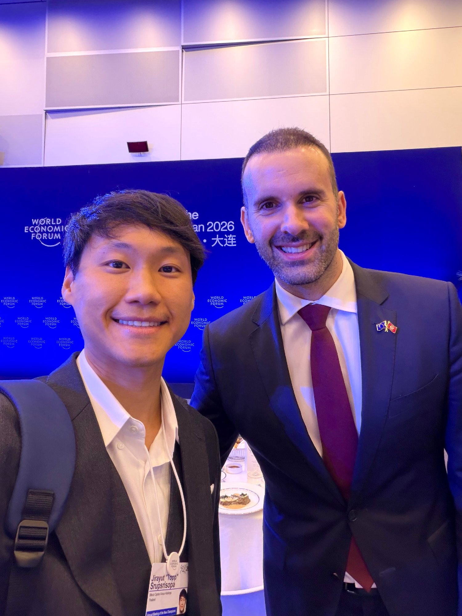 During the 2026 Summer Davos meeting, I had the opportunity to meet and briefly exchange views with Mr. Milojko Spajić, the Prime Minister o…