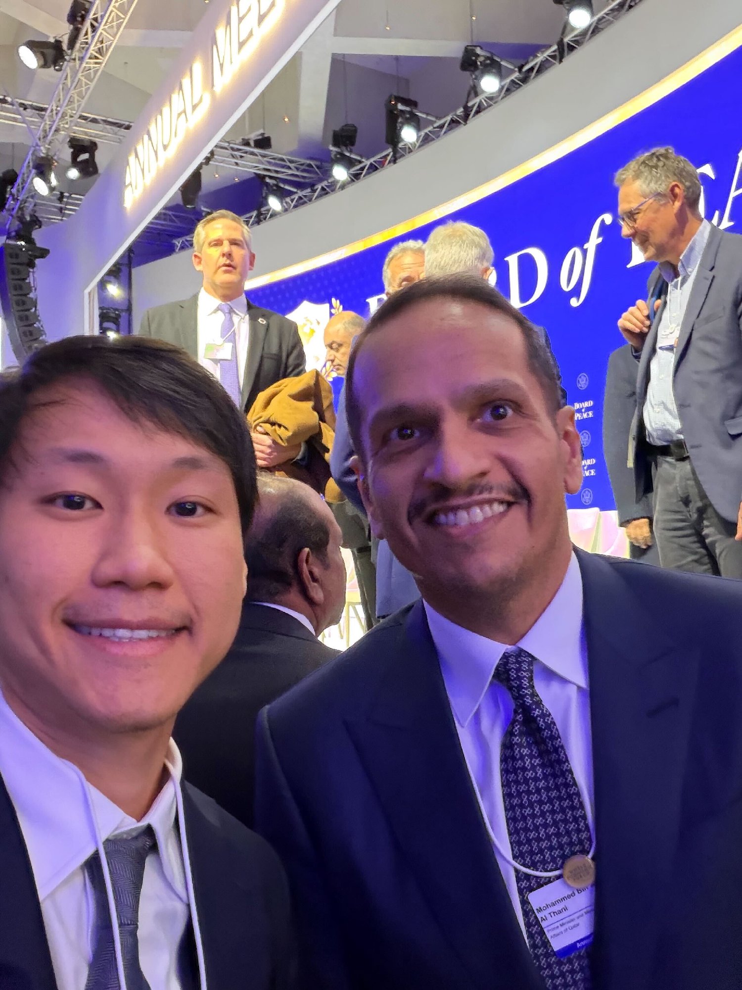 During the meeting of the Board of Peace, held alongside the World Economic Forum 2026, I had the opportunity to meet Mohammed bin Abdulrahm…