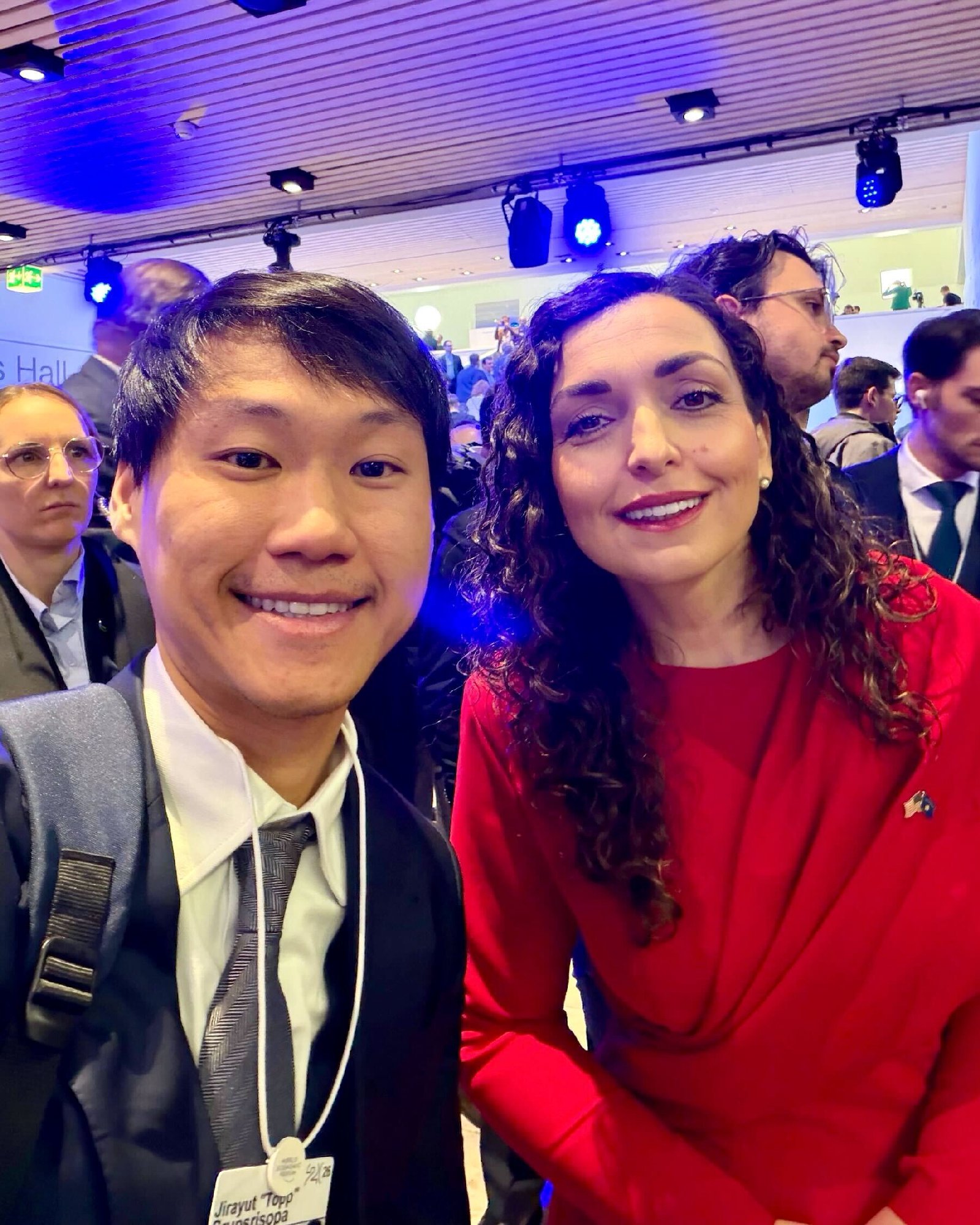 Another visionary female leader I had the pleasure of meeting at the World Economic Forum 2026 is Vjosa Osmani-Sadriu, President of Kosovo.…