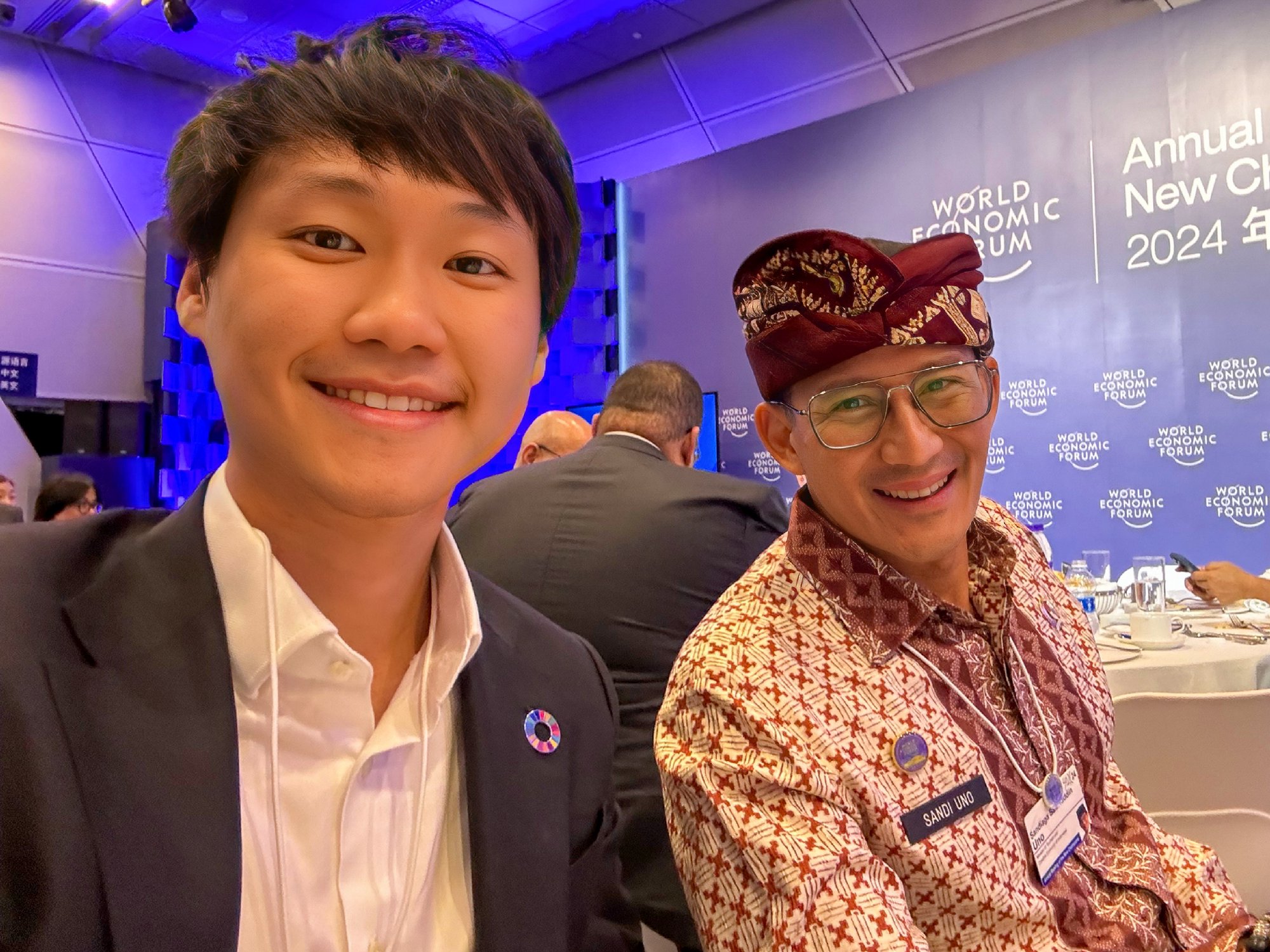 It was an honor to have lunch with Mr. Sandiaga Salahuddin Uno, the Minister of Tourism and Creative Economy of Indonesia and former co-foun…