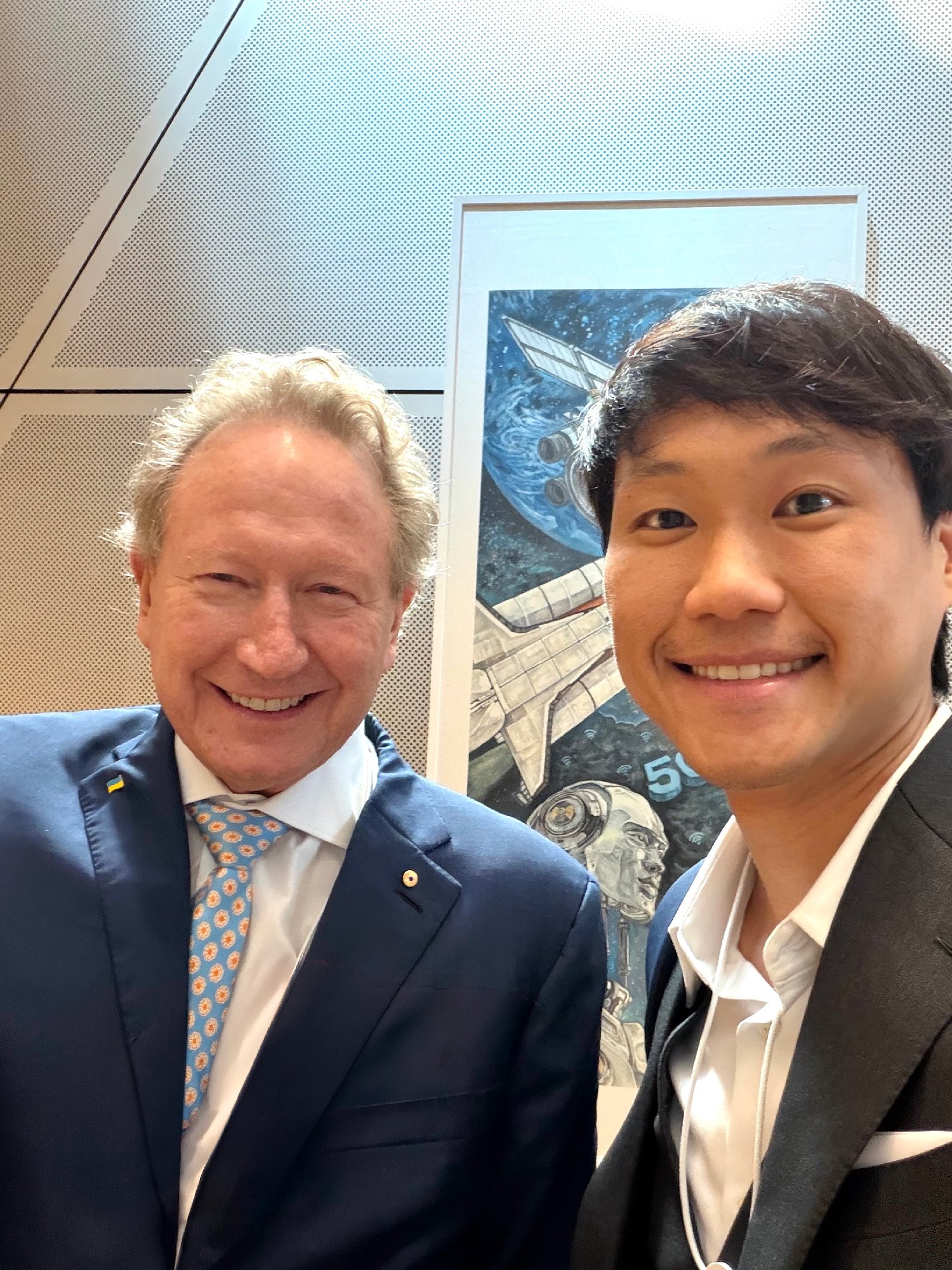 I had the opportunity to meet another prominent Australian businessman, Mr. Andrew Forrest. He leads businesses dedicated to accelerating th…