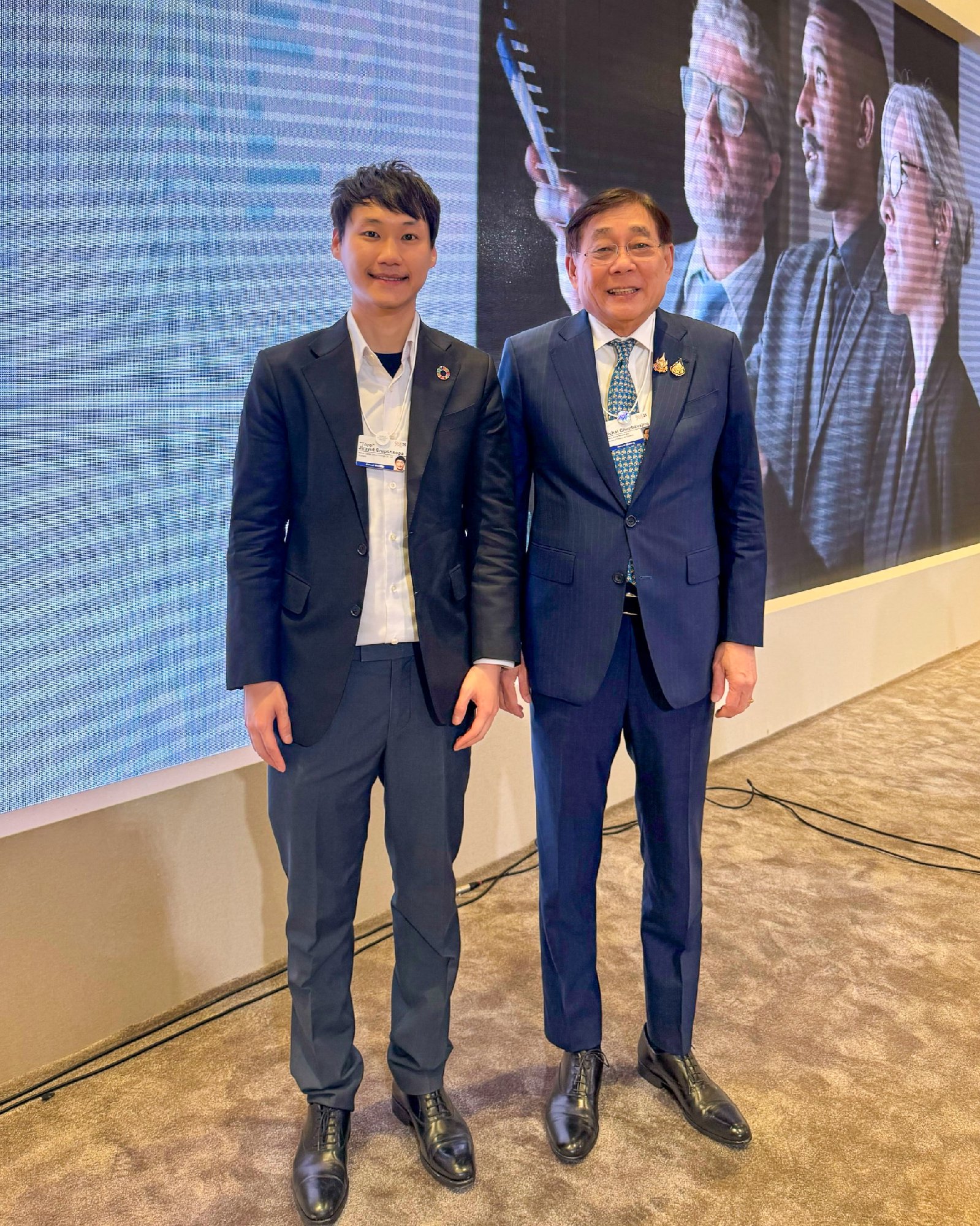 อีกหนึ่ง ที่ผมได้พบในงานการประชุม World Economic Forum 2025 คุณพิชัย ชุณหวชิร รองนายกรัฐมนตรีและรัฐมนตรีว่าการกระทรวงการคลังครับ