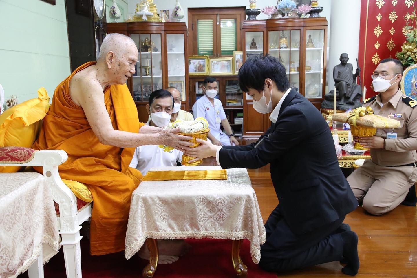 เป็นเกียรติอย่างยิ่งที่ได้มาเข้าเฝ้าสมเด็จพระสังฆราชฯ วันนี้ครับ 🙏🙏🙏