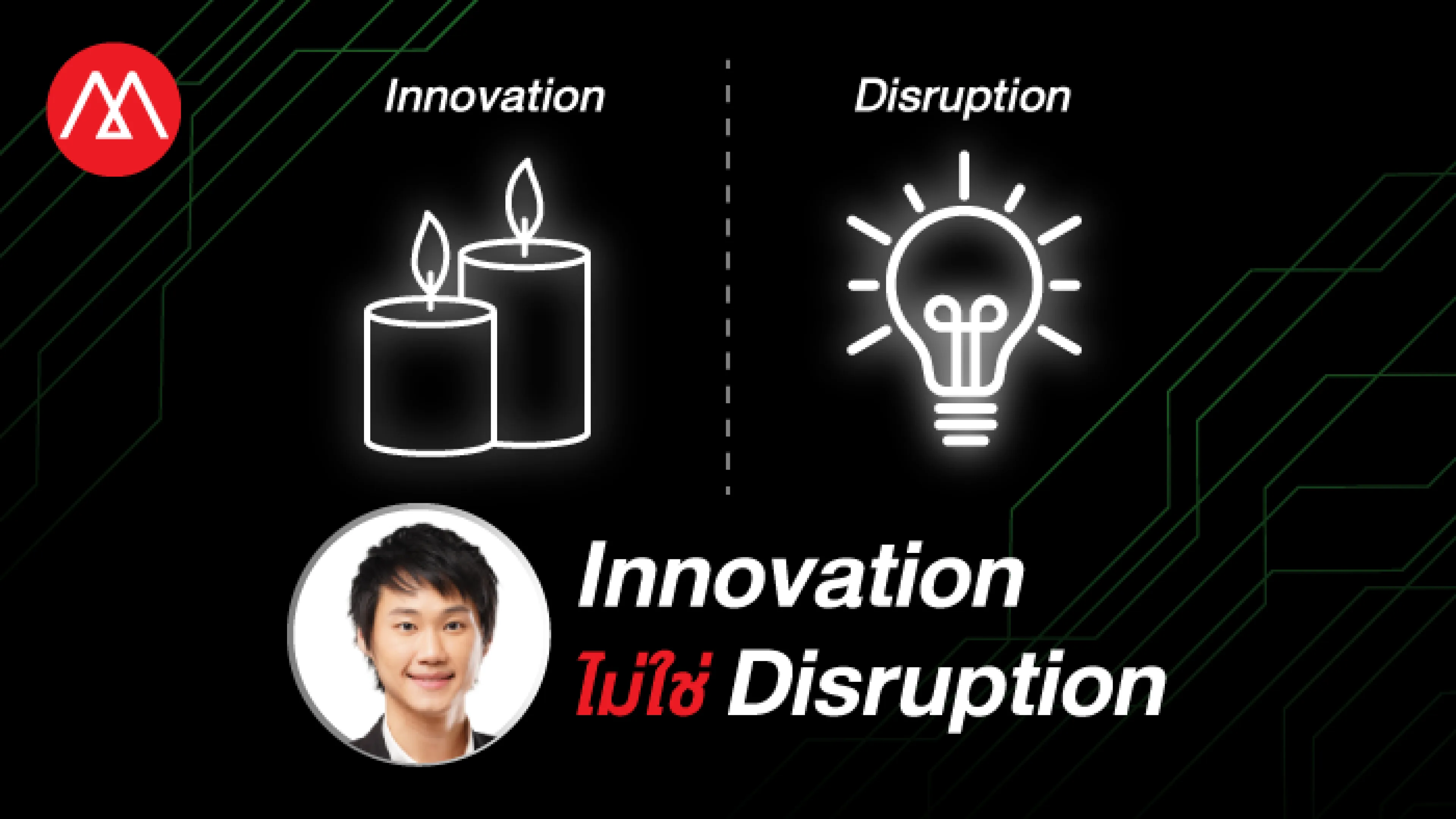 เข้าใจความหมายจริงๆ ของ 2 คำที่คนมักเข้าใจผิด! “Innovation ไม่ใช่ Disruption”