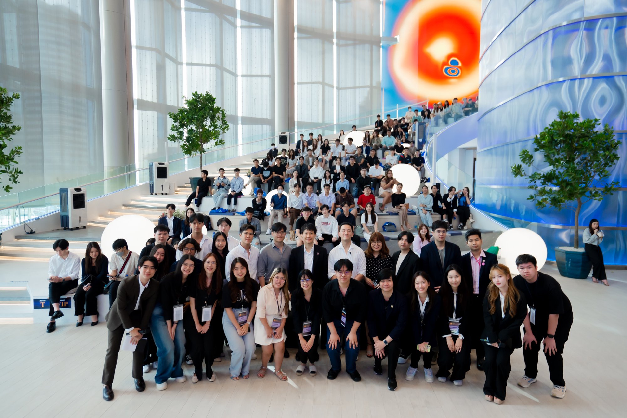 บรรยากาศงานสัมมนา "INTkathon: Inspirational Talk Event" โดยผมได้เข้าร่วมพูดคุยและแชร์ประสบการณ์ในหัวข้อ "Social Impact : Innovation for sust…