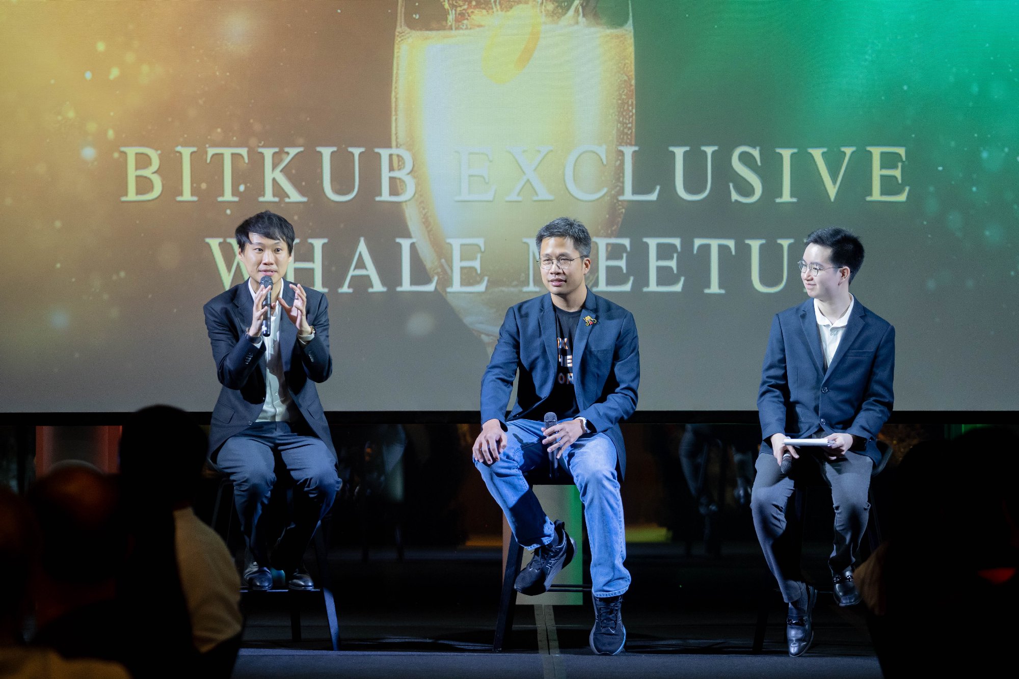 บรรยากาศในงาน "Bitkub Exclusive Whale Meetup" อีเว้นท์สุดพิเศษที่จัดขึ้นเพื่อเปิดโอกาสให้ลูกค้าที่ได้เอกสิทธิ์รับเชิญได้ร่วมสังสรรค์และพูดคุ…